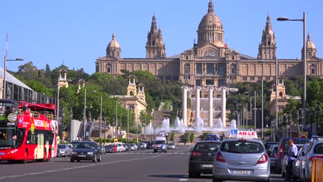 Der-Nationalpalast-Von-Barcelona-Spanien