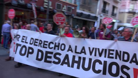 Proteste-In-Spanien-über-Die-Wirtschaftslage