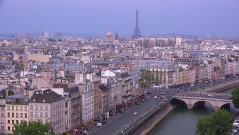 High-angle-view-over-the-rooftops-of-Paris-1
