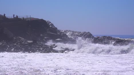 A-large-storm-in-Southern-California-causes-a-huge-swell-and-crashing-surf