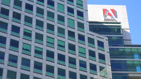 Establishing-shot-of-Adobe-Headquarters-in-silicon-valley-california-2