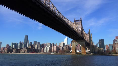 Low-angle-view-of-the-Queensboro-Bridge-with-the-New-York-skyline-background-3