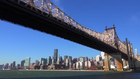 Low-angle-view-of-the-Queensboro-Bridge-with-the-New-York-skyline-background-5