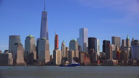 Establishing-shot-of-the-financial-district-of-New-York-City-including-the-freedom-tower