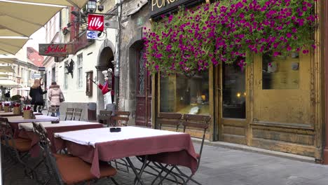 A-quaint-cafe-with-tables-and-chairs-in-Ljubljana-the-capital-of-Slovenia