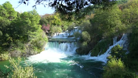 Beautiful-waterfalls-flow-through-the-mountains-of-Croatia-1