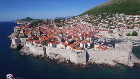 Aerial-view-over-the-old-city-of-Dubrovnik-Croatia-1