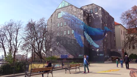 A-whale-mural-is-drawn-on-the-side-of-a-building-in-Zagreb-Croatia