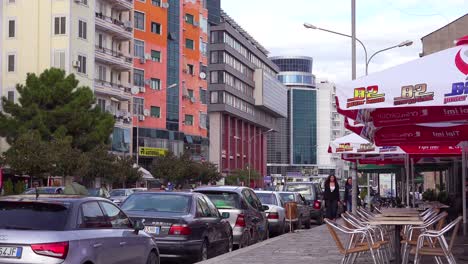 Establishing-shot-of-people-walking-on-the-streets-of-downtown-Shkoder-Albania-1