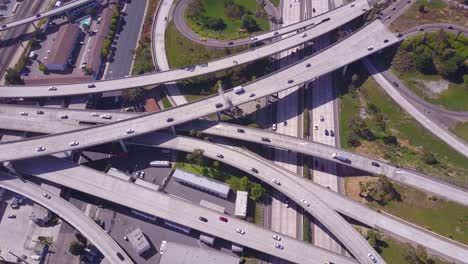 An-excellent-aerial-over-a-vast-freeway-interchange-near-Los-Angeles-California-1