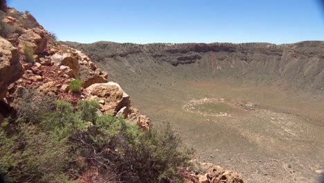 Un-ángulo-Con-Vistas-Al-Cráter-De-Meteoritos-Arizona-1