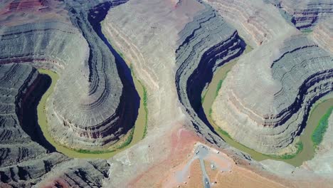 High-aerial-over-the-San-Juan-River-at-Goosenecks-Utah-2