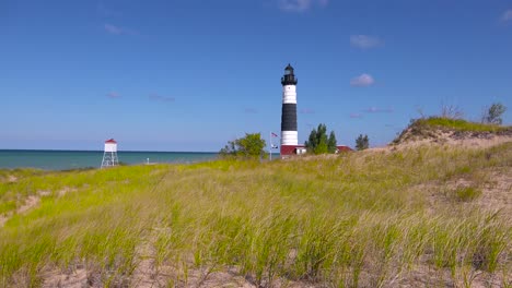 El-Gran-Faro-De-Sable-Point-Cerca-De-Ludington-Michigan-Es-Un-Hermoso-Hito-De-Los-Grandes-Lagos-2