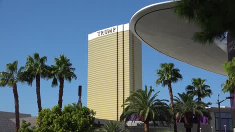 Establishing-shot-of-the-Trump-casino-in-Las-Vegas