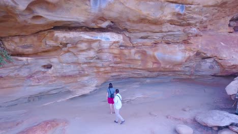 Aerial-moves-away-from-petroglyphs-and-cave-art-at-Hargeisa-Somalia-to-reveal-landscape