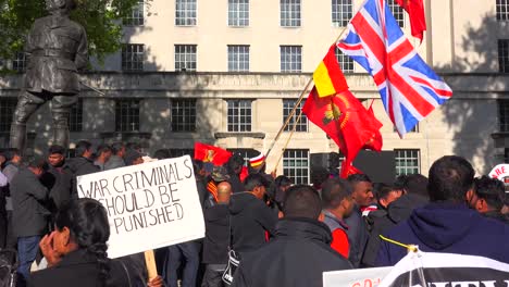 Una-Protesta-Por-La-Guerra-De-Sri-Lanka-En-Las-Calles-De-Londres,-Inglaterra