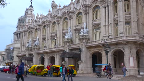 Establishing-shot-of-the-beautiful-Lorca-Theater-in-central-Havana-Cuba