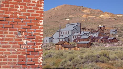 The-abandoned-silver-mine-in-the-ghost-town-of-Bodie-California