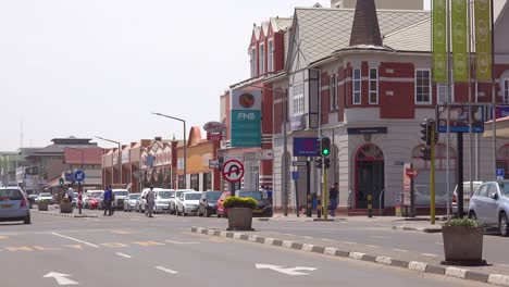 Gründung-Der-Innenstadt-und-Des-Zentralen-Geschäftsviertels-Von-Swakopmund,-Namibia,-Einer-Charmanten-Germanischen-Küstenstadt