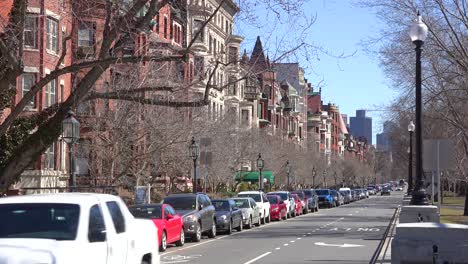 Establishing-shot-of-apartments-and-streets-in-downtown-Boston-Massachusetts