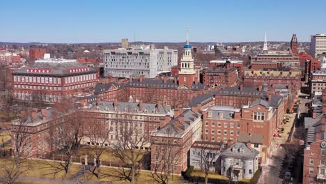 Ausgezeichnete-Antenne-über-Dem-Campus-Der-Harvard-University-Und-Der-Kennedy-School