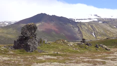 Disparo-De-Lapso-De-Tiempo-De-Nubes,-Nieve-Y-Lluvia-Sobre-El-Glaciar-Sn___-_fellsj_____-Kull-En-Islandia