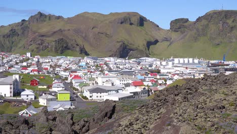 Plano-De-Establecimiento-De-La-Ciudad-De-Heimaey-En-Las-Islas-Westman-Vestmannaeyjar-Islandia