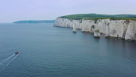 Beautiful-aerial-over-the-white-cliffs-of-Dover-near-Old-Harrys-Rocks-on-the-south-coast-of-England