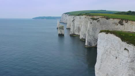 Beautiful-aerial-over-the-white-cliffs-of-Dover-near-Old-Harrys-Rocks-on-the-south-coast-of-England-4