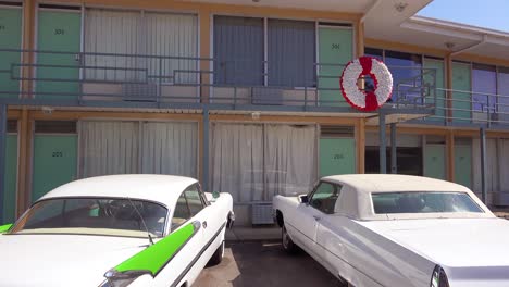 Exterior-Del-Motel-Lorraine-Donde-Martin-Luther-King-Fue-Asesinado-El-4-De-Abril-De-1968-Ahora-El-Museo-Nacional-De-Derechos-Civiles-En-Memphis,-Tennessee-1