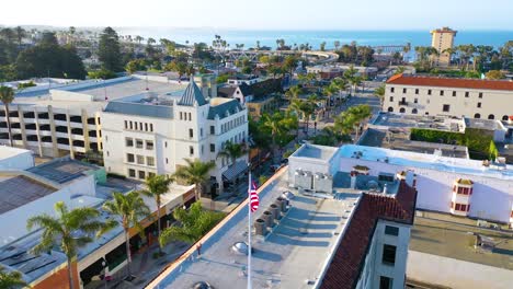 2020---aerial-of-the-streets-of-Ventura-California-empty-as-all-businesses-close-during-the-Coronavirus-Covid-19-epidemic-crisis-2