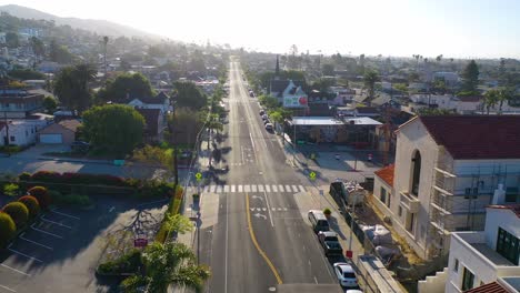 2020---aerial-of-the-streets-of-Ventura-California-mostly-empty-as-all-businesses-close-during-the-Coronavirus-Covid-19-epidemic-crisis-3