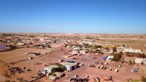 Aerial-drone-shot-reveals-the-outback-bush-opal-mining-town-of-Coober-Pedy-Australia-1