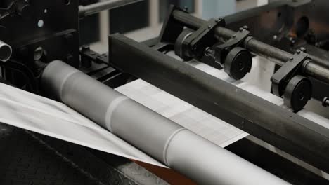 Tomorrow\'s-newspapers-are-printed-on-a-high-speed-printing-press