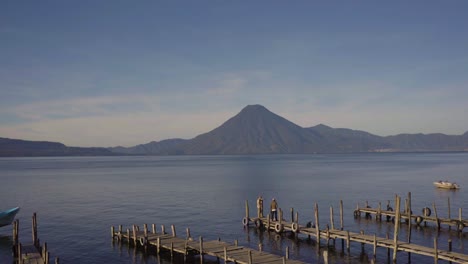 Beautiful-establishing-scenes-of-Lake-Atitlan-and-volcano-Guatemala-Central-America-3