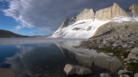 Reflection-of-Royce-peak-on-a-pristine-lake