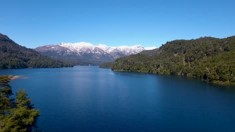 Aerial-of-Lago-Correntoso-and-the-Andes-mountains-in-Parque-Nacional-Nahuel-Huapi-Bariloche-2