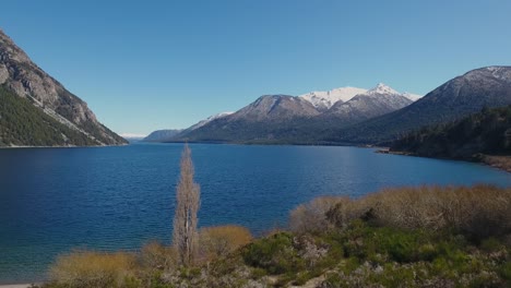 Aerials-of-the-Andes-and-natural-scenic-beauty-of-Lago-Nahuel-Huapi-Bariloche-Argentina-5