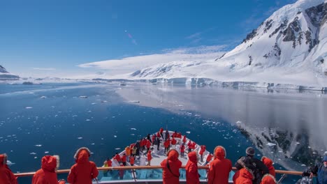 POV-Timelapse-of-ship-bow-and-ice-Gullet-South-Antarctica