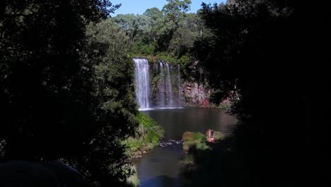 Estableciendo-Tiro-De-Dangar-Falls-En-Dorrigo,-Nueva-Gales-Del-Sur,-Australia