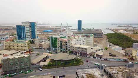 Good-aerial-over-the-downtown-region-of-Djibouti-or-Somalia-in-North-Africa-3