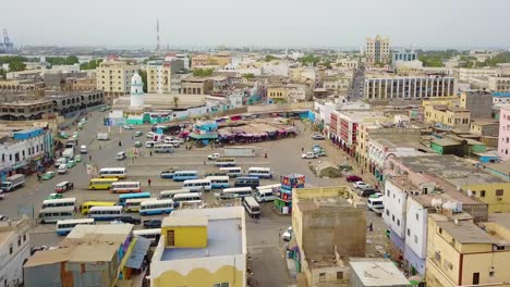 Good-aerial-over-the-downtown-region-of-Djibouti-or-Somalia-in-North-Africa-4