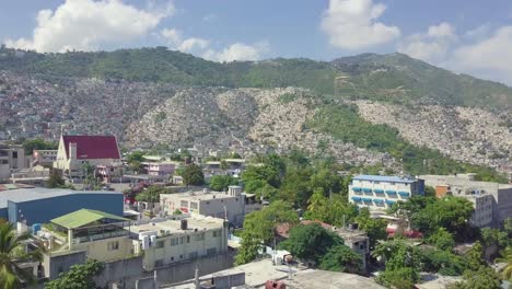 Amazing-aerial-over-the-slums-favela-and-shanty-towns-in-the-Cite-Soleil-district-of-Port-Au-Prince-Haiti