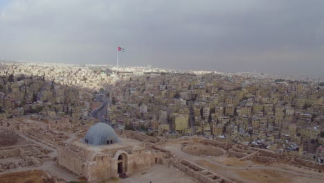 Hochantenne-über-Der-Altstadt-Von-Amman-Jordan-An-Einem-Stürmischen-Tag-2