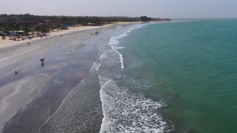 Aerial-On-The-Coast-Of-Gambia-West-Africa