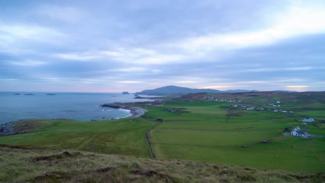 Malin-Head-En-Donegal-En-La-Península-De-Irlanda-De-Inishowen-Es-Visto-Al-Atardecer