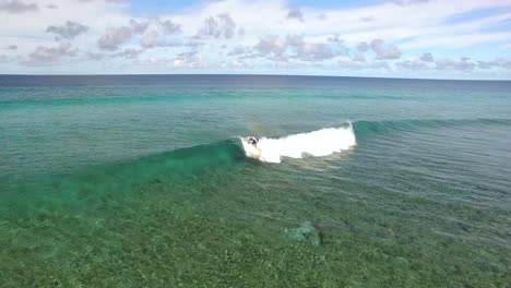 A-Man-Goes-Surfing-In-Maldives