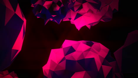 Animation-Abstrakte-Rote-Flüssige-Kugel-Im-Schwarzen-Hintergrund-Des-Kosmos