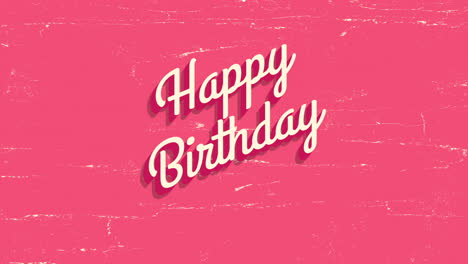 Animated-closeup-Happy-Birthday-text-on-red-holiday-background