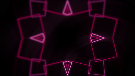 Bewegung-Abstrakte-Neon-Geometrische-Form-Im-Weltraum-Laser-Club-Hintergrund-Club